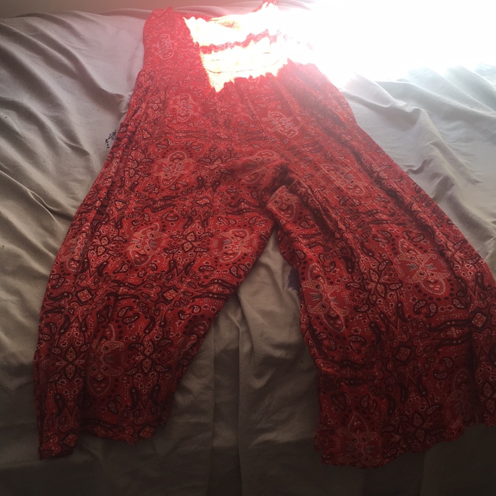 Bohemian romper.